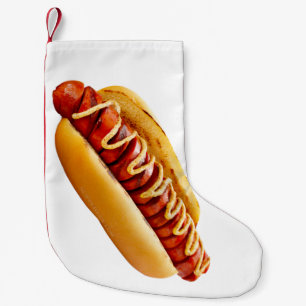 SlipperyJoe's Sommer-BBQ-Vibe-Hotdog in weichem Br Kleiner Weihnachtsstrumpf