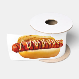 SlipperyJoe's Sommer-BBQ-Vibe-Hotdog in weichem Br Satinband