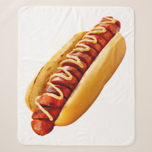 SlipperyJoe's Sommer-BBQ-Vibe-Hotdog in weichem Br Sherpadecke