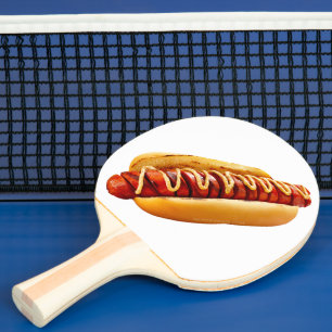 SlipperyJoe's Sommer-BBQ-Vibe-Hotdog in weichem Br Tischtennis Schläger