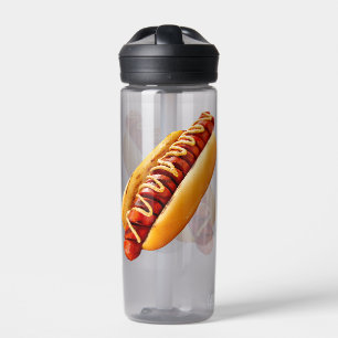 SlipperyJoe's Sommer-BBQ-Vibe-Hotdog in weichem Br Trinkflasche