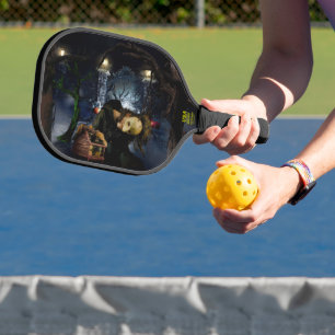 SlipperyJoe's spukhafte Halloween-beängstigende Wä Pickleball Schläger