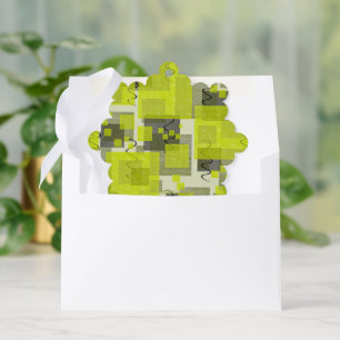 SlipperyJoe's St. Patrick's Day dominierende helle Ornament Karte