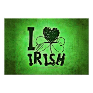 SlipperyJoe's St. Patrick's Day Feiertag Irische W Poster