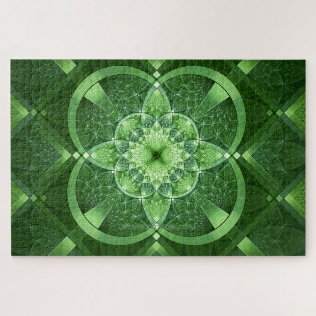 SlipperyJoe's St. Patrick's Day Fractal vortex hol (Horizontal)
