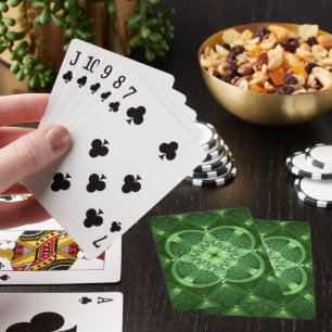 SlipperyJoe's St. Patrick's Day Fraktal Vortex hol Spielkarten