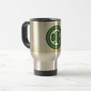 SlipperyJoe's St. Patrick's Day glänzendes dreiblä Reisebecher