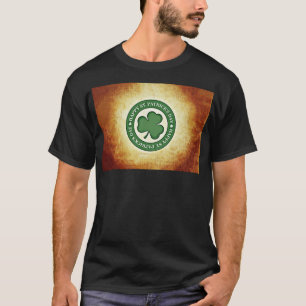 SlipperyJoe's St. Patrick's Day glänzendes dreiblä T-Shirt