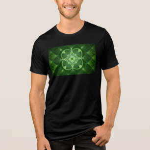 SlipperyJoe's St. Patrick's Day leuchtendes vier B Tri-Blend Shirt