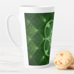 SlipperyJoe's St. Patrick's Day leuchtendes vierbl Milchtasse