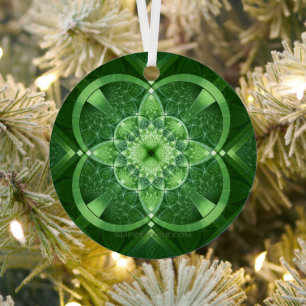 SlipperyJoe's St. Patrick's Day leuchtendes vierbl Ornament Aus Metall