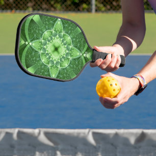 SlipperyJoe's St. Patrick's Day leuchtendes Vierbl Pickleball Schläger