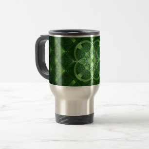 SlipperyJoe's St. Patrick's Day leuchtendes vierbl Reisebecher