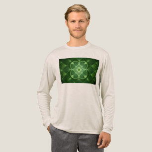 SlipperyJoe's St. Patrick's Day leuchtendes vierbl Tri-Blend Shirt