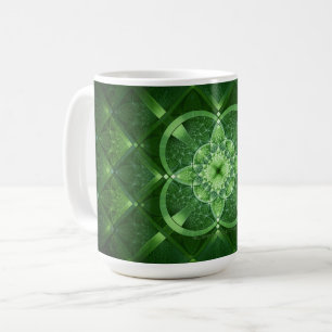 SlipperyJoes St. Patrick's Day leuchtendes vierblä Kaffeetasse