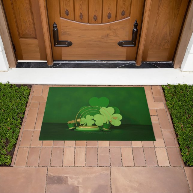 SlipperyJoe's St. Patrick's Day Thema Kobold Fußmatte (Außenbereich)