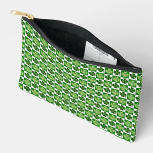 SlipperyJoe's St. Patrick's Day Vierblattklee Zubehörtasche