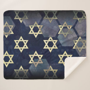 SlipperyJoe's starke Chanukka-Stimmung Davidstern  Sherpadecke