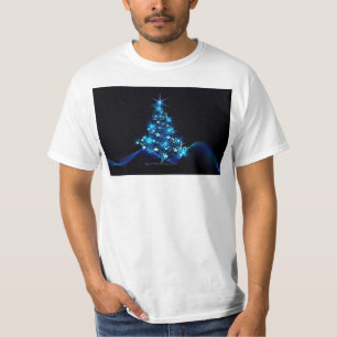 SlipperyJoe's stilisierter leuchtender Weihnachtsb T-Shirt