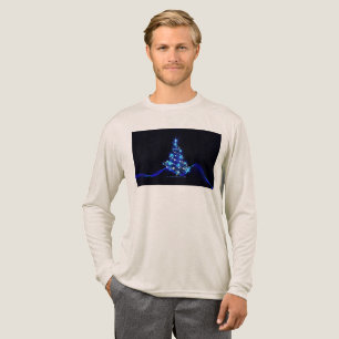 SlipperyJoe's stilisierter leuchtender Weihnachtsb Tri-Blend Shirt