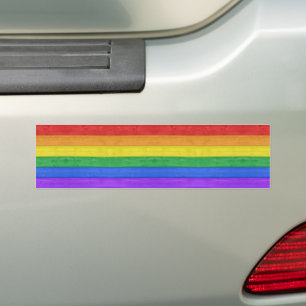 SlipperyJoe's Stolz Fahne Regenbogenfarben aus Hol Autoaufkleber