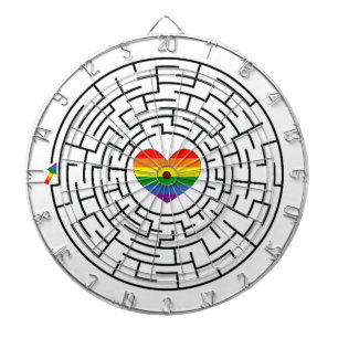 SlipperyJoe's Stolz-Labyrinth-Pfeil-Puzzle labyri Dartscheibe