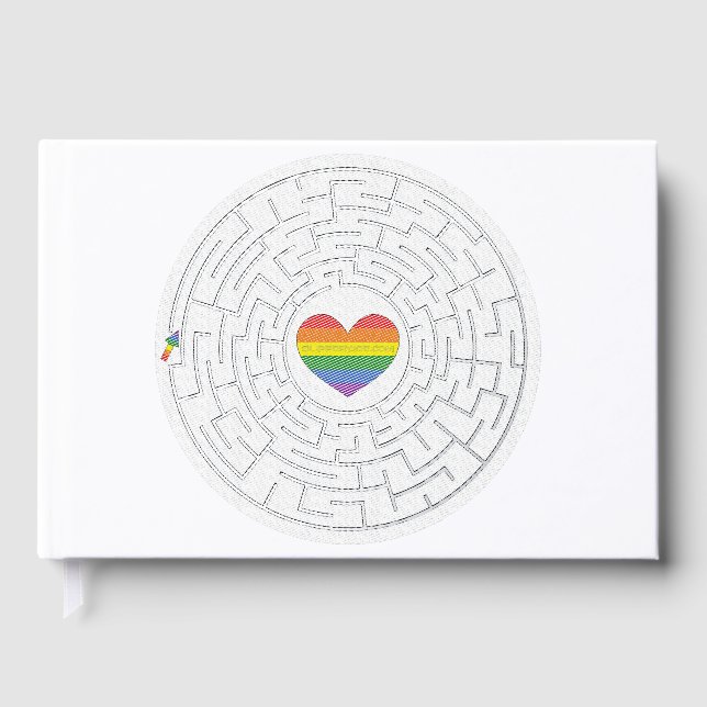 SlipperyJoe's Stolz-Labyrinth-Pfeil-Puzzle labyri Gästebuch (Vorderseite)
