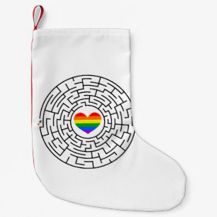 SlipperyJoe's Stolz-Labyrinth-Pfeil-Puzzle labyri Kleiner Weihnachtsstrumpf