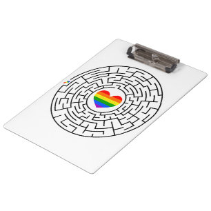 SlipperyJoe's Stolz-Labyrinth-Pfeil-Puzzle labyri Klemmbrett