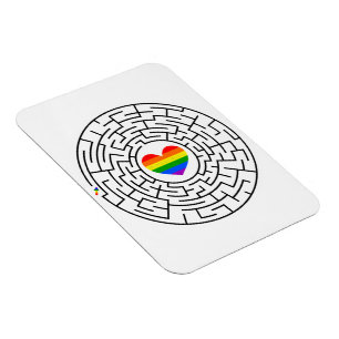 SlipperyJoe's Stolz-Labyrinth-Pfeil-Puzzle labyri Magnet