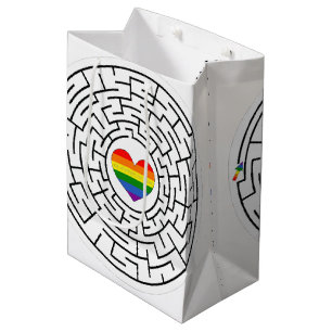 SlipperyJoe's Stolz-Labyrinth-Pfeil-Puzzle labyri Mittlere Geschenktüte