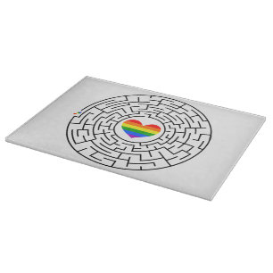 SlipperyJoe's Stolz-Labyrinth-Pfeil-Puzzle labyri Schneidebrett