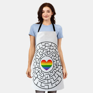 SlipperyJoe's Stolz-Labyrinth-Pfeil-Puzzle labyri Schürze