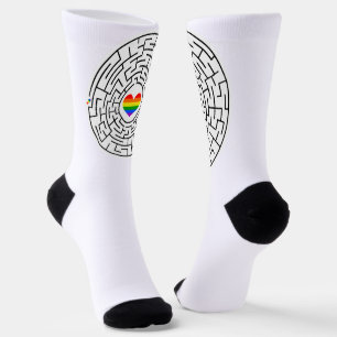 SlipperyJoe's Stolz-Labyrinth-Pfeil-Puzzle labyri Socken