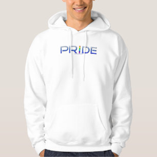 SlipperyJoe's Stolz Wort metallene Buchstaben stra Hoodie