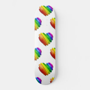 SlipperyJoe's stolze Herzform mehrere Horizonte Skateboard