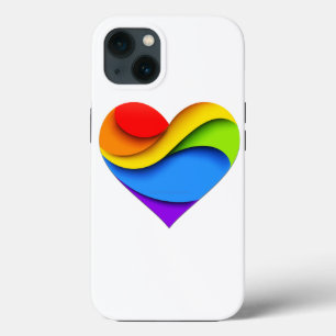 SlipperyJoe's stolze Herzkurve Form 3-D drei-d Case-Mate iPhone Hülle