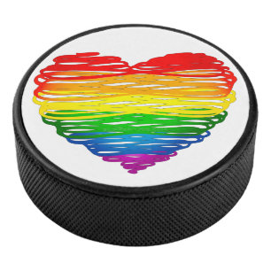 SlipperyJoe's stolze, in der Form eines Knoblauchs Eishockey Puck