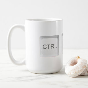 SlipperyJoe's STRG ALT ENTF-Taste Computer-Tastatu Kaffeetasse