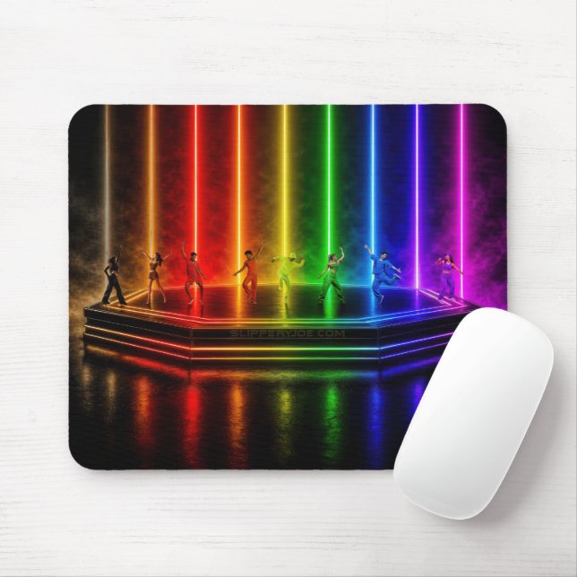 SlipperyJoe's Tanzperformance zum Pride-Jubiläum  Mousepad (Mit Mouse)