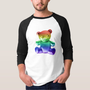 SlipperyJoe's Teddybär aus gebürstetem Metall, gla T-Shirt