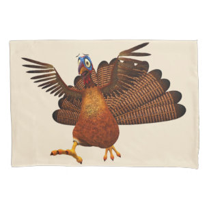 SlipperyJoe's Thanksgiving-Gackern verantwortungsv Kissenbezug