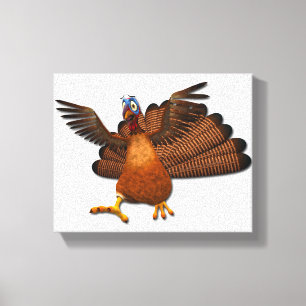 SlipperyJoe's Thanksgiving-Geknatter verantwortung Leinwanddruck