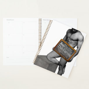SlipperyJoe's Thanksgiving man hot six pack abs un