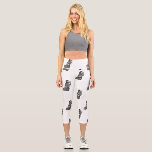 SlipperyJoe's Thanksgiving-Tradition muskulöser Ma Capri Leggings