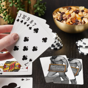 SlipperyJoe's Thanksgiving-Tradition muskulöser Ma Spielkarten