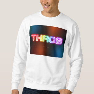 SlipperyJoe's throb Regenbogenförmige Gradientendi Sweatshirt