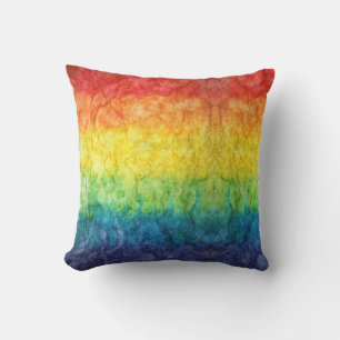 SlipperyJoe's tie-gefärbte Flagge Regenbogen in s  Kissen