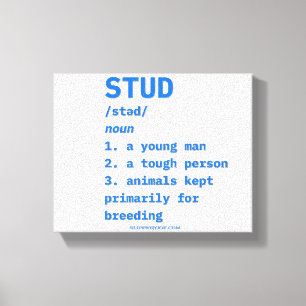SlipperyJoe's Tierwörterbuch zur Definition von St Leinwanddruck