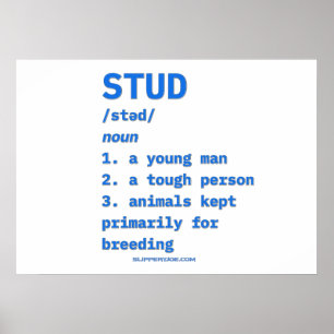 SlipperyJoe's Tierwörterbuch zur Definition von St Poster